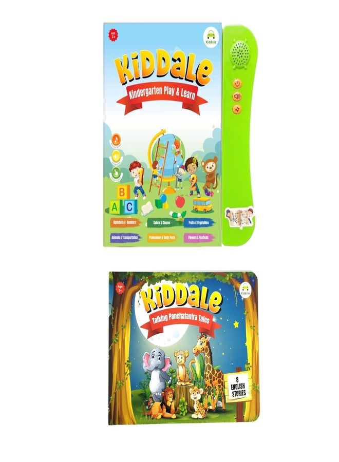 Kiddale ABC 123 Musical Sound Book for Kids with 1 Story Board Book on 16 Panchatantra Tales| Best Gift for 2-5 Years Kids - Image 2